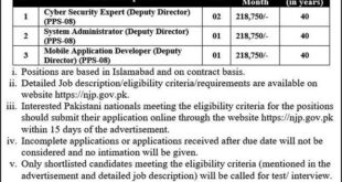 Ministry of Information And Broadcasting Jobs